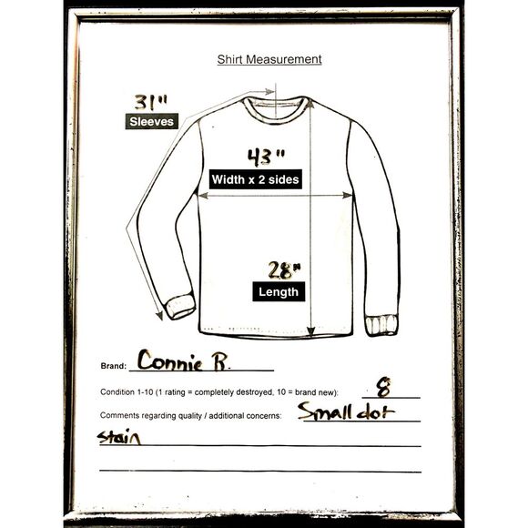 Connie Roberson Womens S Button‎ Cardigan Jacket 100% Linen Vtg USA - Picture 2 of 11